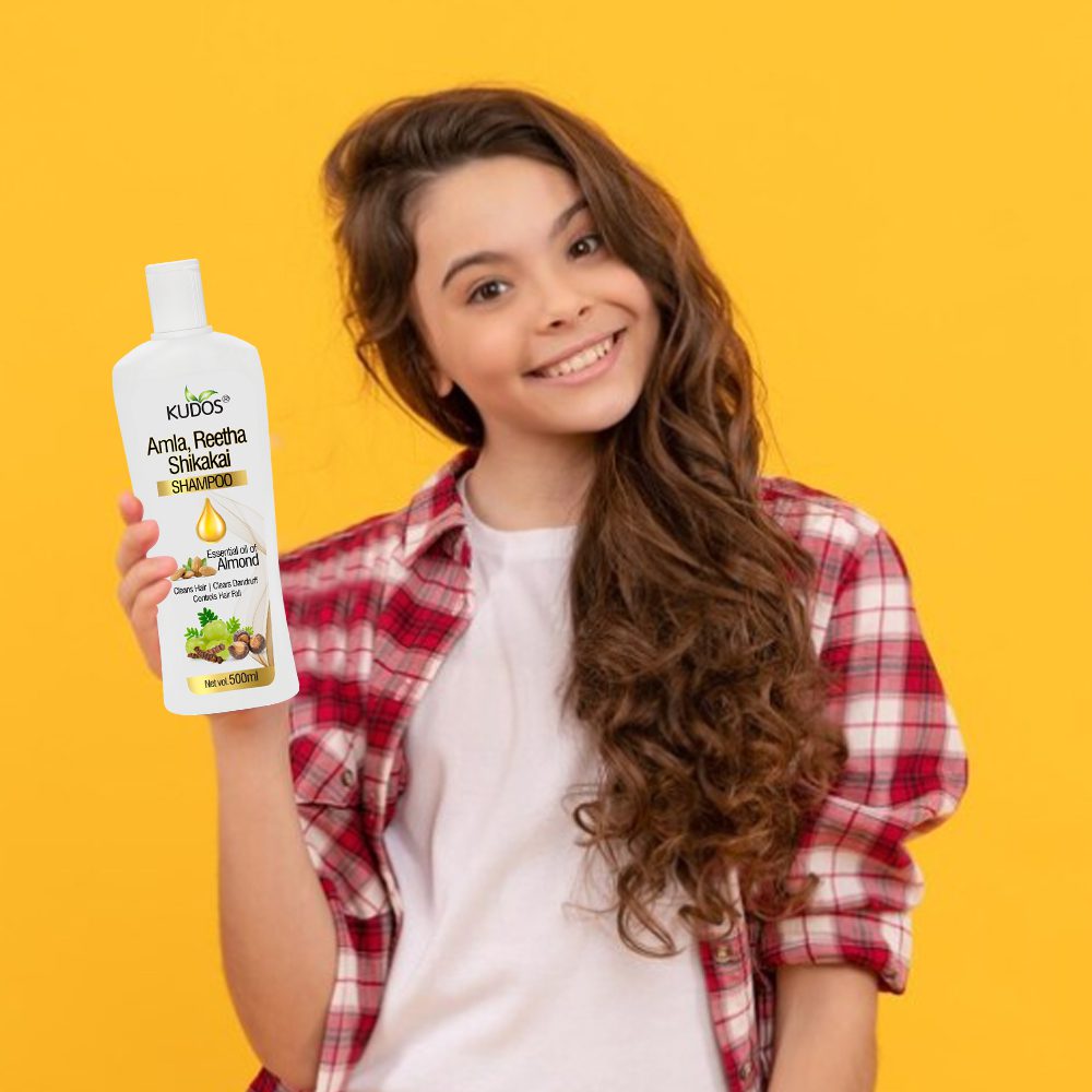 Amla Reetha Shikakai Shampoo - Hair Therapy Shampoo - Image 2