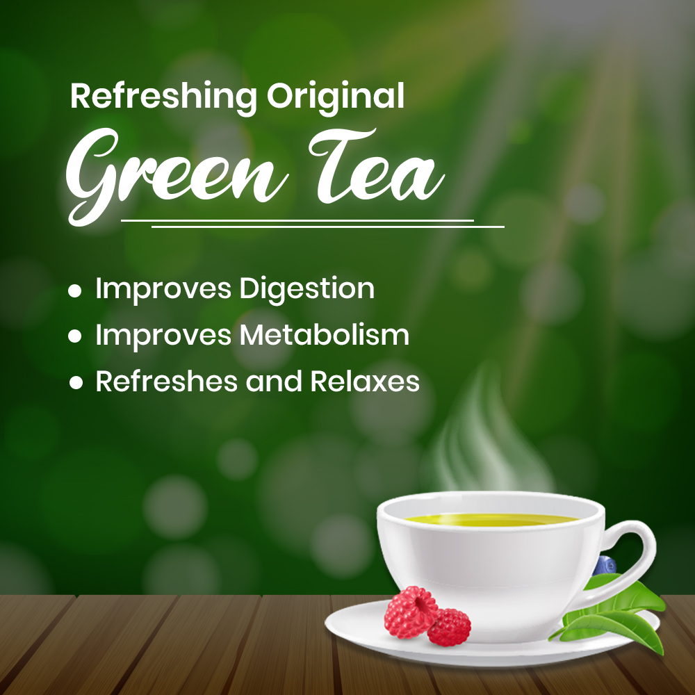 Kudos Tulsi Gold Green Tea With 12 Flavours - Image 2