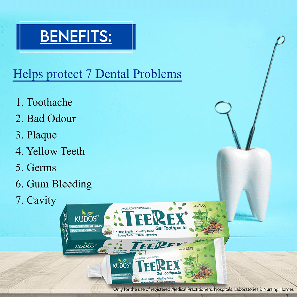 Teerex Gel Toothpaste- Multi-Benefit Toothpaste - Image 3