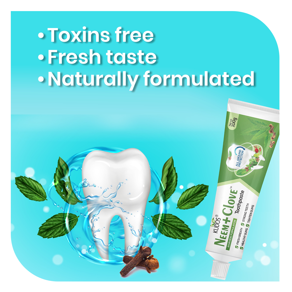 Neem+ Clove Toothpaste- Multi-Benefit Toothpaste - Image 3