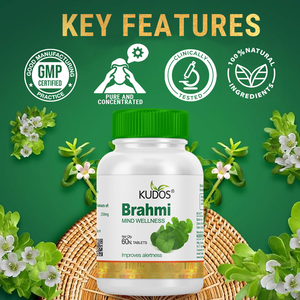 Brahmi (Mind Wellness) Tablets - Image 3