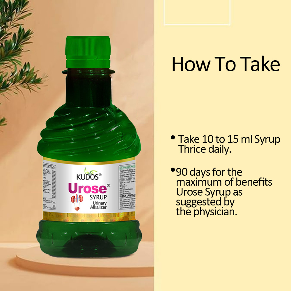 Urose Herbal Syrup - 250ml - Image 5