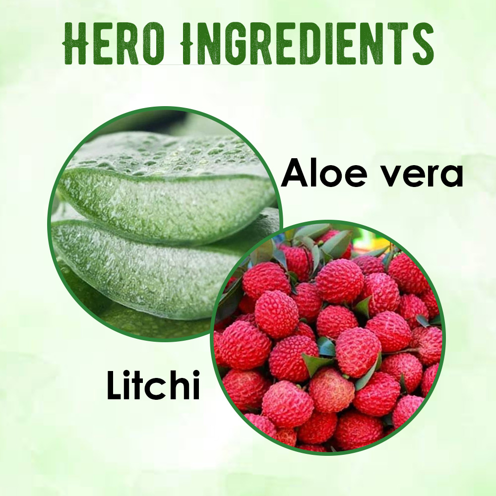 Aloe Vera Gold Juice - Litchi Flavour - Image 5