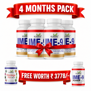 IME-9 Kit- 4 Months Pack (Free IME-9 Power Tab. and Moringa Plus Tab.)