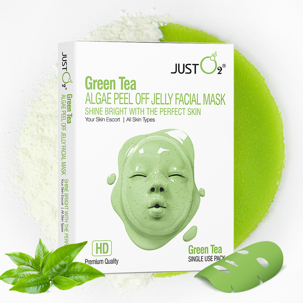 Green Tea Algae Peel Off Jelly Facial Mask