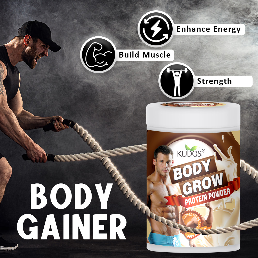 Kudos Body Grow Protein Powder- Weight Gain Supplement - Image 3