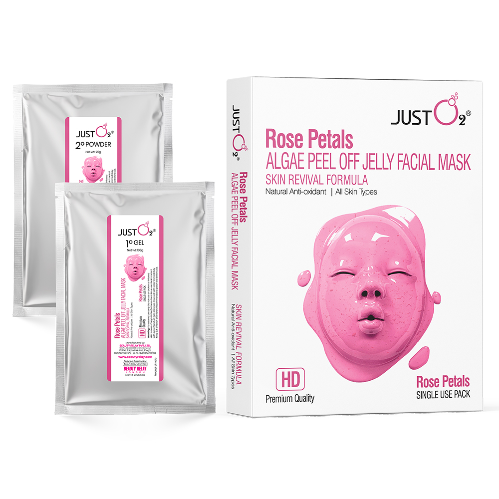 Rose Petals Algae Peel Off Jelly Facial Mask - Image 2