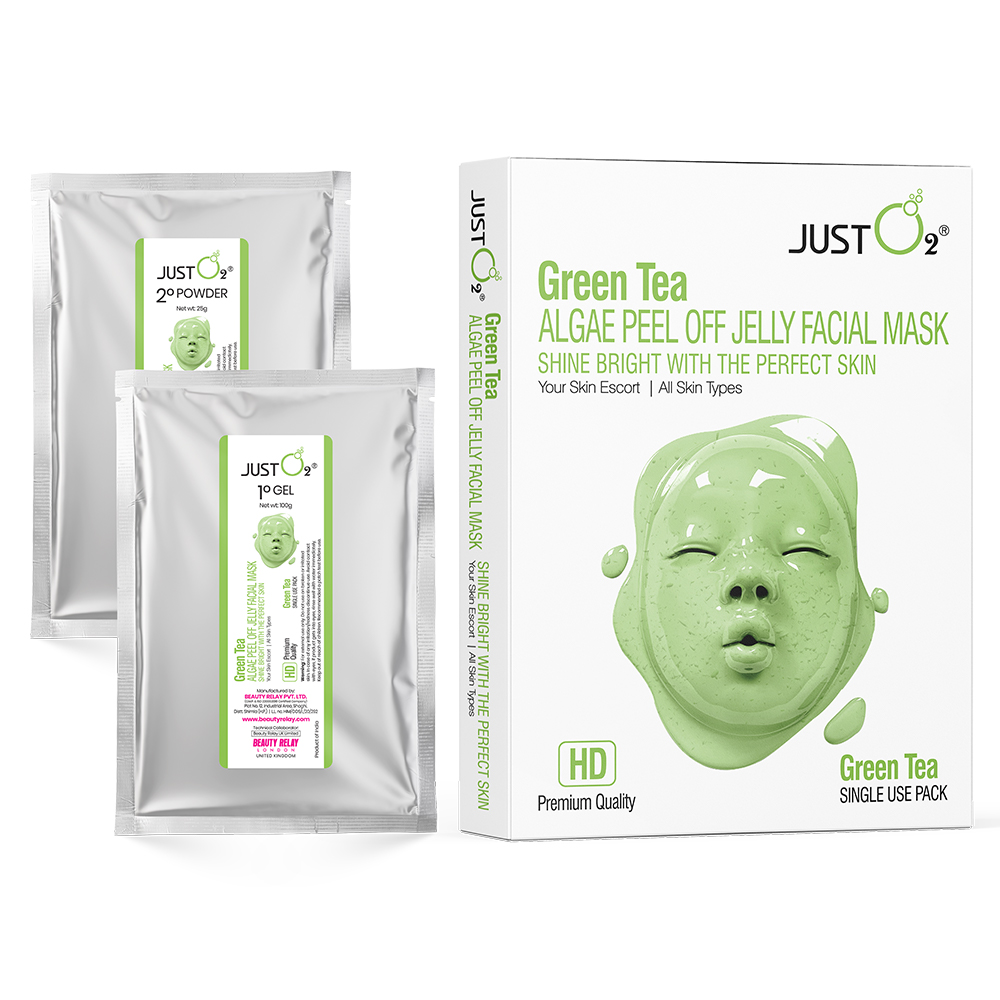 Green Tea Algae Peel Off Jelly Facial Mask - Image 2