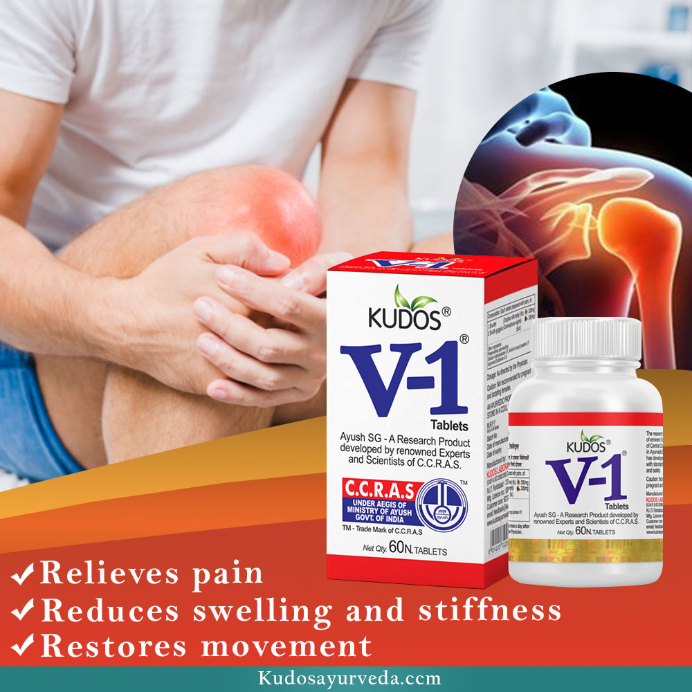 Kudos V-1 Tablets ( 60Tabs)for Effective Joint Pain Management - Image 4