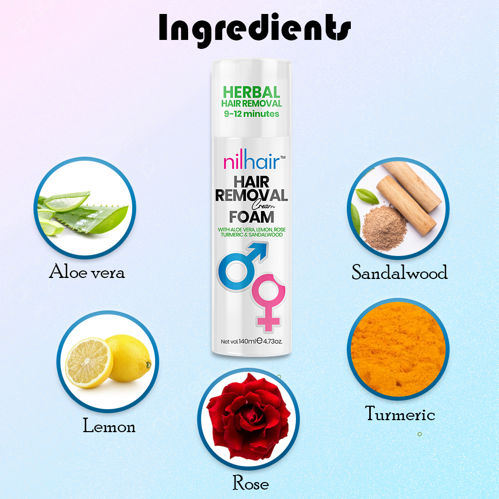 Nilhair Hair Removal Cream Foam - Image 5