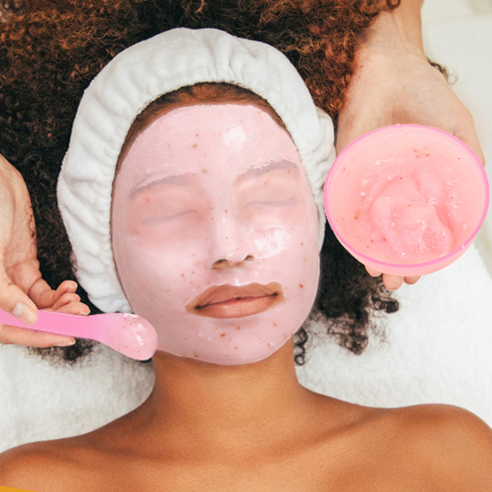 Rose Petals Algae Peel Off Jelly Facial Mask - Image 5