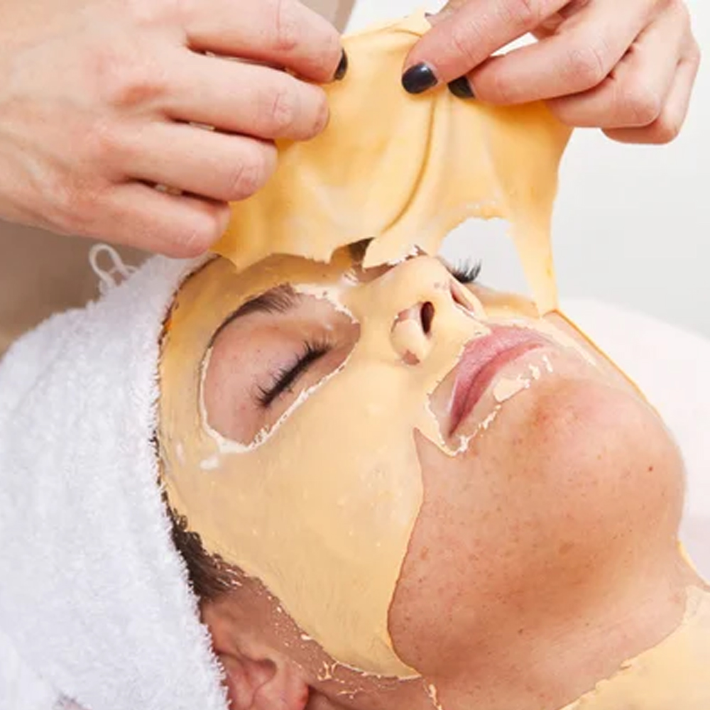 Turmeric & Safforn Ubtan Algae Peel Off Jelly Facial Mask - Image 5