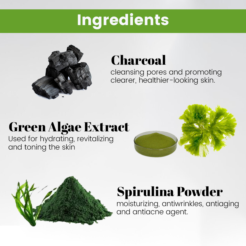 Charcoal Algae Peel Off Jelly Facial Mask - Image 6