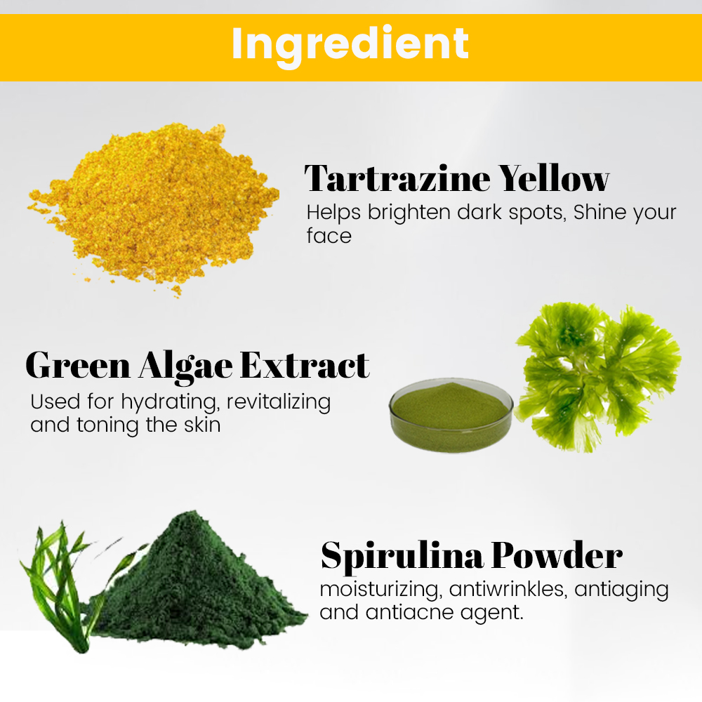 Gold Sparkle Algae Peel Off Jelly Facial Mask - Image 7