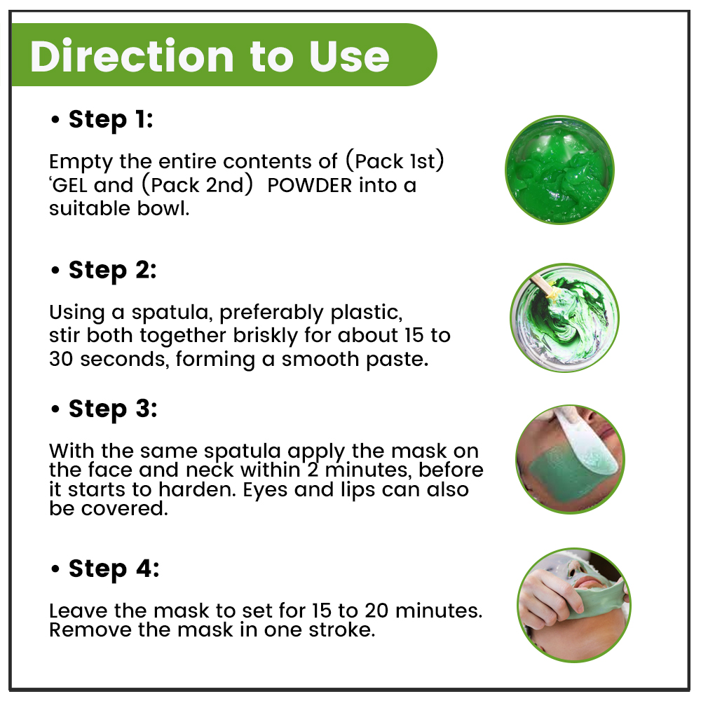 Green Tea Algae Peel Off Jelly Facial Mask - Image 6