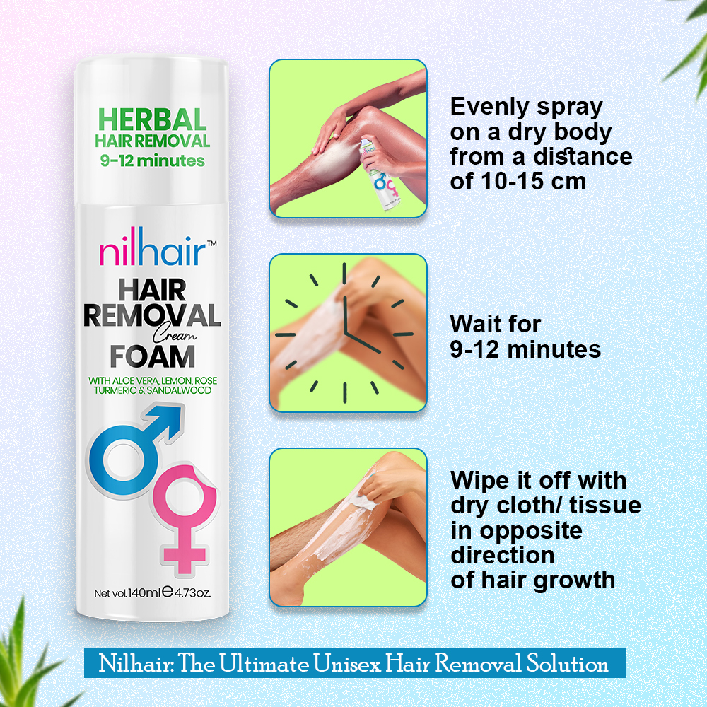 Nilhair Hair Removal Cream Foam - Image 8