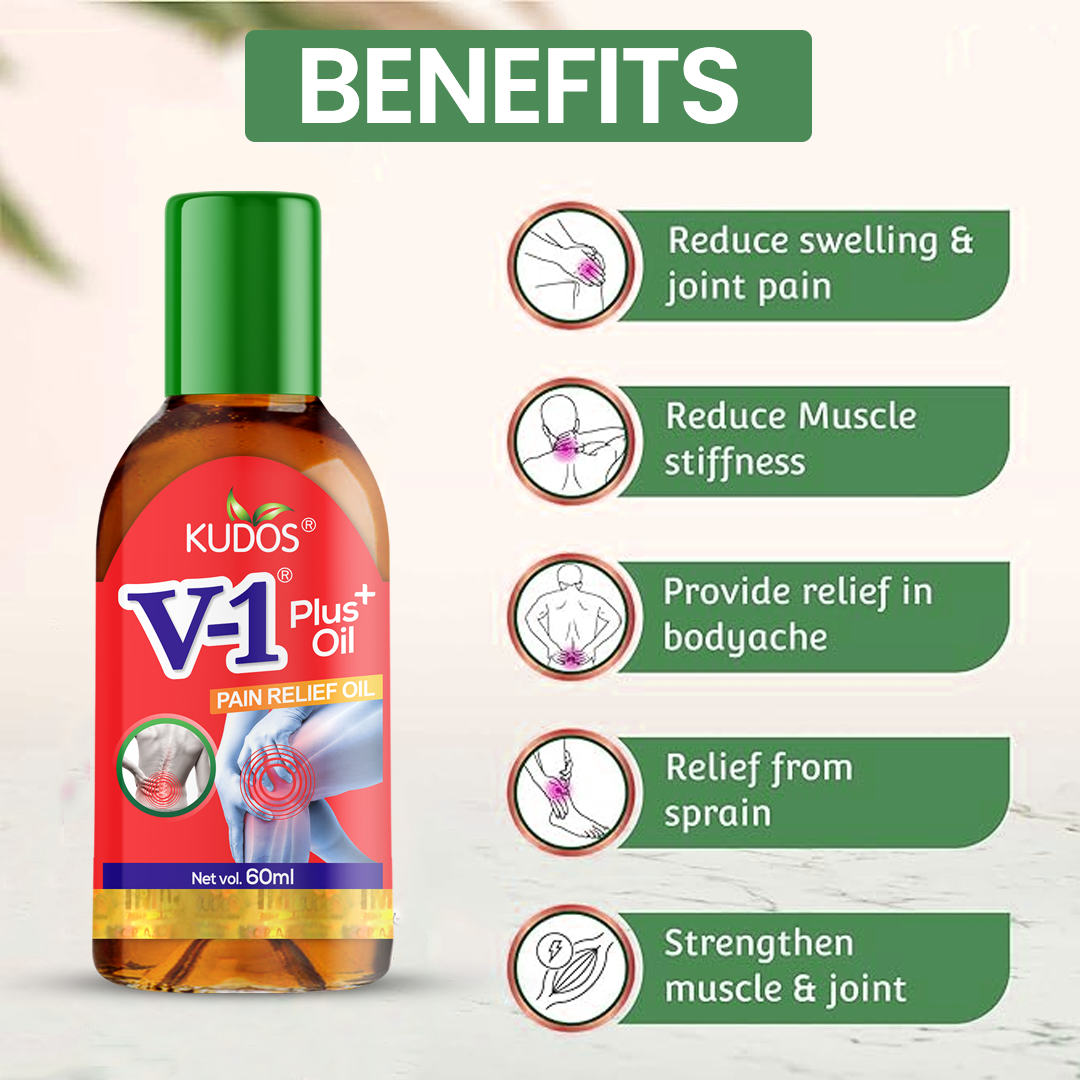 Kudos V-1 Plus Oil - 60 Ml - Image 3