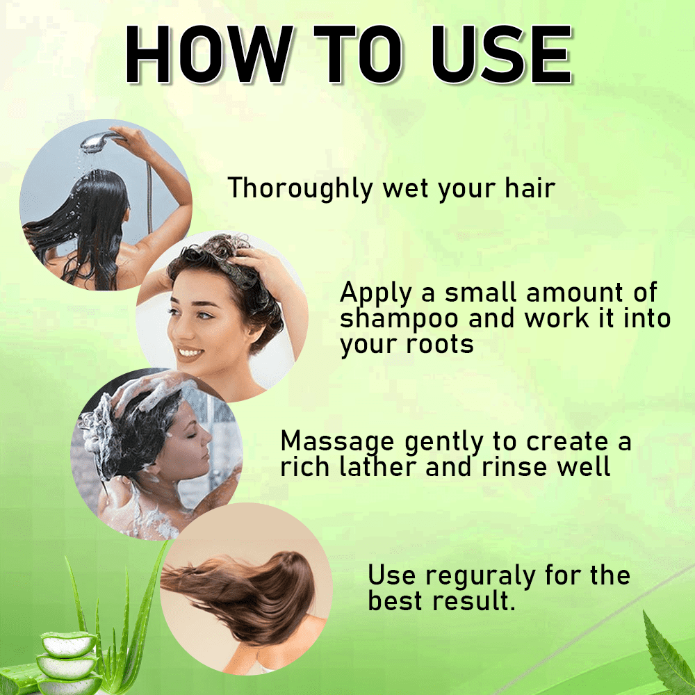 Aloe Vera Shampoo With Onion & Neem - Image 4