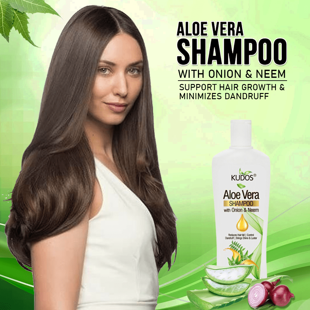 Aloe Vera Shampoo With Onion & Neem - Image 2